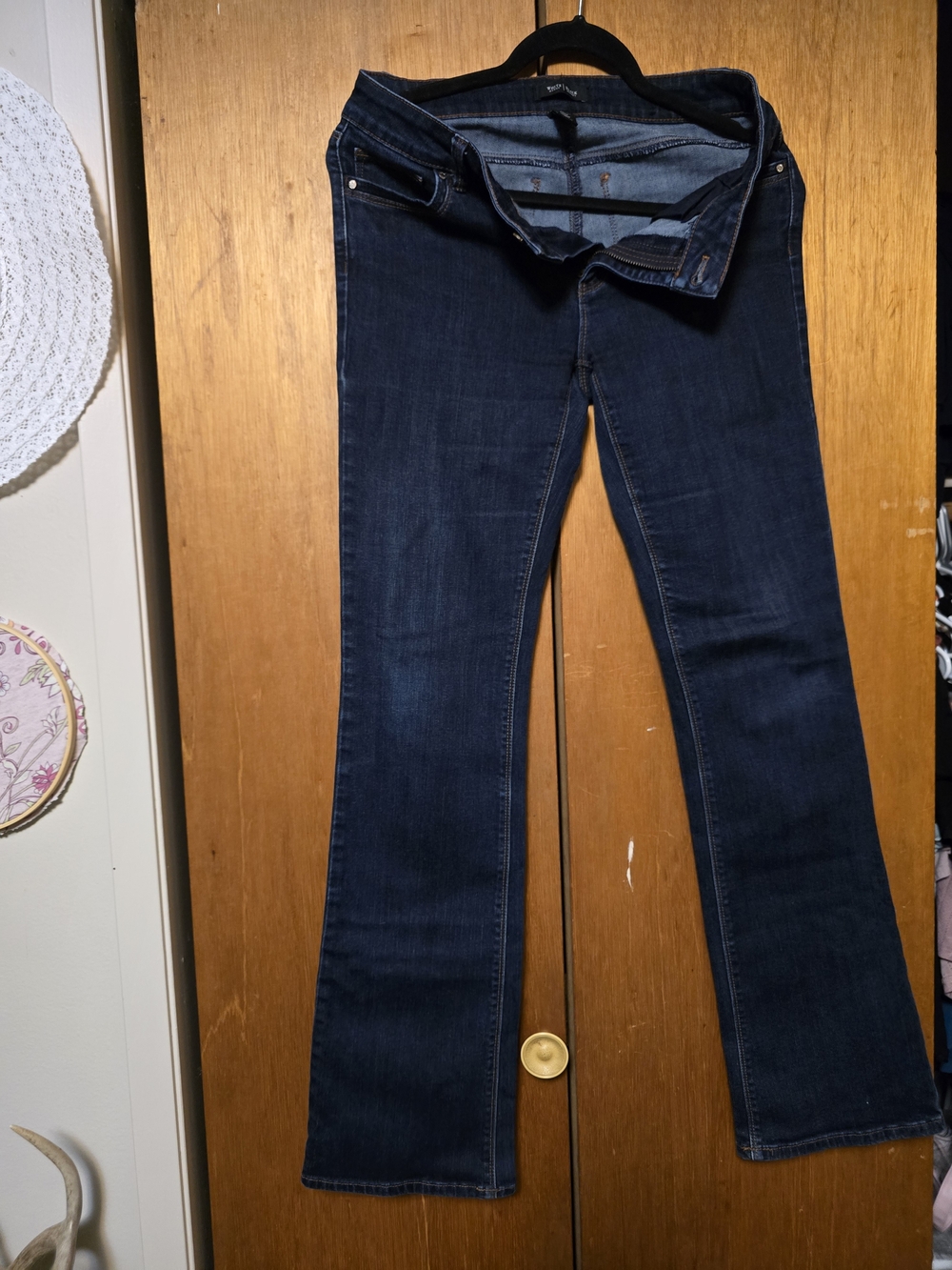 White House Black Market Dark Indigo Bootcut Jeans